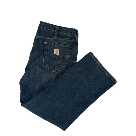 Carhartt 101483-968 Holter Relaxed Fit Dark Wash Jeans Men's 40x30 (41x30.5) - Picture 1 of 11